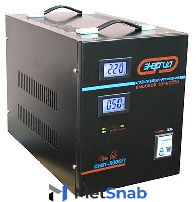 Стабилизатор напряжения однофазный Энергия Hybrid СНВТ-5000/1