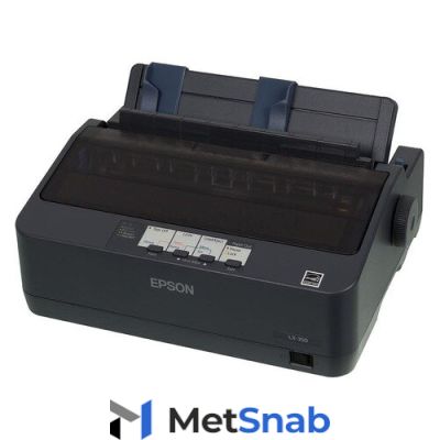 Принтер струйный EPSON LX-350, матричный, цвет: черный [c11cc24031 ]