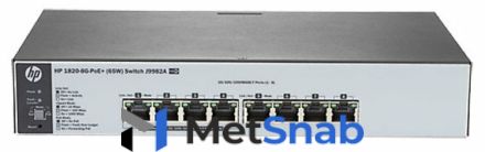 Коммутатор (switch) HPE HP 1820-8G-PoE+ (J9982A)