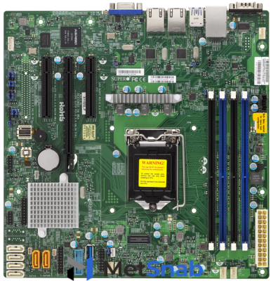 Серверная материнская плата SUPERMICRO C232 MBD-X11SSL-F-B (LGA1151, mATX) OEM