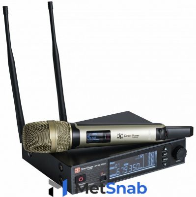 DP Technology Wireless DP-200 VOCAL вокальная радиосистема с ручным металлическим передатчиком и ЖК-дисплеем