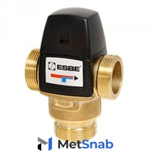 Клапан термостатический смесительный ESBE VTA522 - 1" (НР, PN10, темп.диапазон 20-43°C, KVS 3.2)
