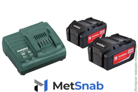 Metabo - Basic-Set 4.0 (2 акк 4.0Ач 18В+ЗУ ASC 30-36) (685050000)