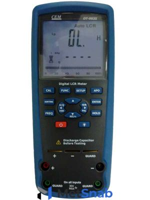Профессиональный LCR-метр с автоматическим выбором режима измерений CEM DT-9935
