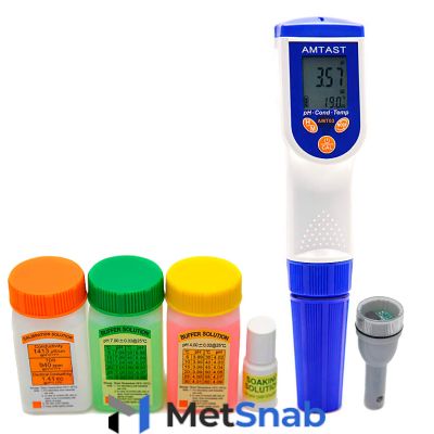 Amtast AMT03 Прибор для измерения pH, EC, TDS, Salt, Temp качества воды (без ОВП электрода) AMT03