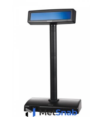 Дисплей покупателя POSIFLEX PD-2600R-B черный с блоком питания, RS-232, голубой светофильтр