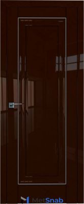 Глянцевая дверь экошпон PROFIL DOORS 23L (Терра)