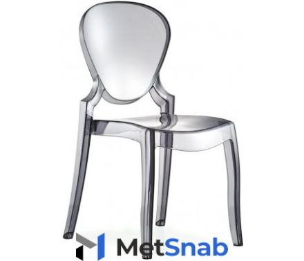 Пластиковый стул Pedrali Queen серый