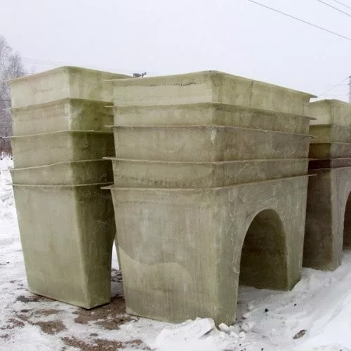 Пластиковые балластировочные утяжелители УБП, ПКУ 1020x800x1250 мм ПКУ-1020 ТУ 2296-268-24046478-98