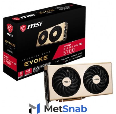 Видеокарта MSI Radeon RX 5700 1540MHz PCI-E 4.0 8192MB 14000MHz 256 bit 3xDisplayPort HDMI HDCP EVOKE GP OC