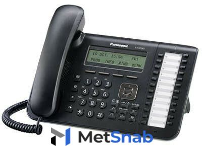 Системный телефон Panasonic KX-NT543RUB, черный