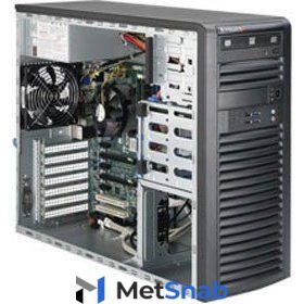 Серверная платформа Supermicro SuperWorkstation Mid-Tower 5039A-iL CPU(1) E3-1200v5/ noHS/ no memory(4)/ on board RAID 0/1/5/10/ internalHDD(4)LFF/ 2xGE/ 6xFH/ 1x500W Gold/ no Backplane