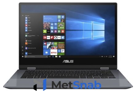 Ноутбук ASUS VivoBook Flip 14 TP412UA-EC206RA (Intel Pentium 4415U 2300MHz/14"/1920x1080/4GB/128GB SSD/DVD нет/Intel HD Graphics 610/Wi-Fi/Bluetooth/Windows 10 Pro)