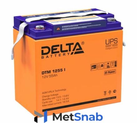 Батарея Delta DTM 1255 I 12Вт, 55Ач, 239/132/210