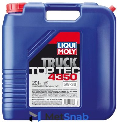 Моторное масло LIQUI MOLY Top Tec Truck 4350 5W-30 20 л