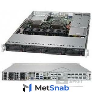 Supermicro Серверная платформа 1U SATA SYS-6019P-WTR