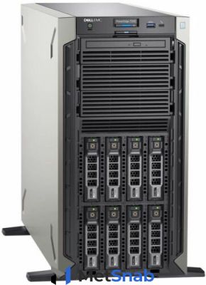 Сервер Dell PowerEdge T340 1xE-2276 1x16GbUD x8 1x1.2Tb 10K 2.5in3.5 SAS RW H330 iD9En 1G 2P 1x495W 3Y NBD