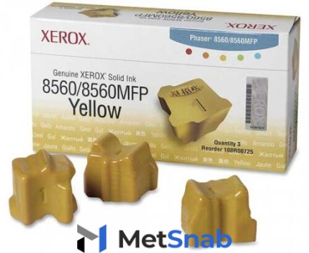 Чернила Xerox Желтый/Yellow, 3 шт x 1000 стр (108R00766)