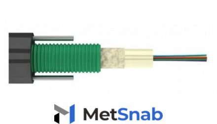 Кабель волоконно-оптический 50/125, 16 волокон Lanmaster LAN-OFC-GYXTW16M32 бронированный гофр.стал.лентой, GYXTW, 2,7кН, PE, внешний,OM3