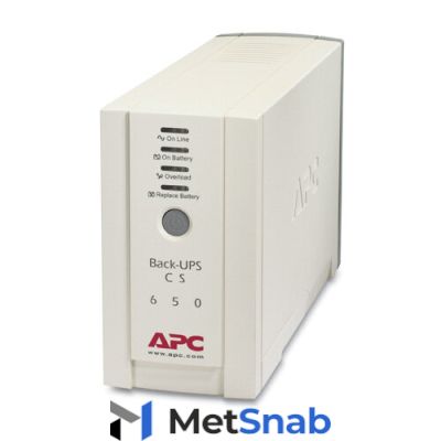 ИБП APC Back-UPS cs 650VA/400W 230V Interface Port DB-9 RS-232, USB BK650EI