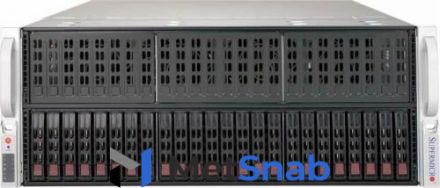 Серверная платформа 4U Supermicro SYS-4029GP-TRT2 (2xLGA 3647, C622, 24xDIMM, 24x 2.5" HS, 2x10GbE, IPMI, 4хUSB 3.0, VGA, 4x2000W)