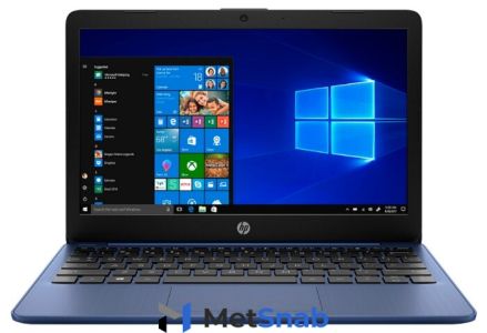 Ноутбук HP Stream 11-aj0001ur (Intel Celeron N4000 1100 MHz/11.6"/1366x768/4GB/64GB eMMC/DVD нет/Intel UHD Graphics 600/Wi-Fi/Bluetooth/Windows 10 Home)