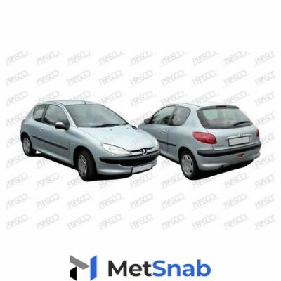 Заслонка багажника /помещения для груза Prasco PG0093150 для Peugeot 206