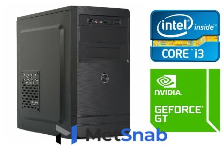 Компьютер для работы и офиса TopComp WO 3650308 (Intel Core i3 2100 3.1 ГГц, DDR3 8 Гб 1333 МГц, отсутствует , SSD 120 Гб, GeForce GT 710 1024 Мб, No DVD, Без ОС)