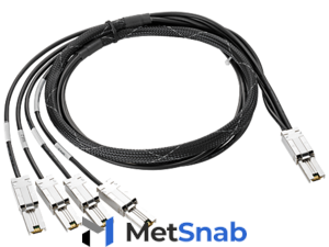 Опция для СХД/ HP 2M External Mini-SAS (SFF8088) to 4x1 Mini-SAS (SFF8088) Cable (required for BL537A, AK378A, AH559A, BL538A, AK380A, AH560A, BL539A, AK382A and 462828-B21)