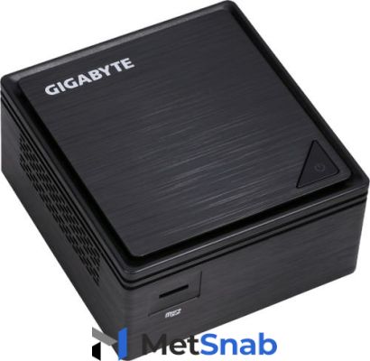 Неттоп GIGABYTE GB-BPCE-3455 J3455 X4/2*DDR3L SODIMM/SATA-III/HD Graphics 500/HDA/GLan/WiFi/BT/micro-SD/4*USB 3.0/D-Sub/HDMI/VESA/noOS/черный