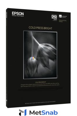 Матовая фотобумага EPSON Fine Art Paper Cold Press Bright A3+ (25л., 340 г/м2) C13S042310