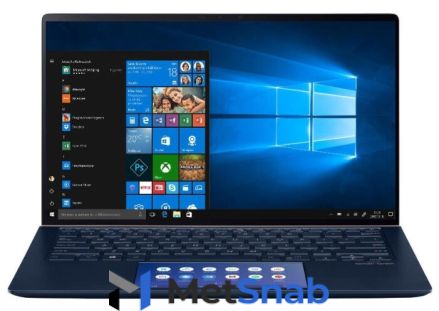 Ноутбук ASUS ZenBook 14 UX434FQ-A5038R (Intel Core i7 10510U 1800MHz/14"/1920x1080/16GB/512GB SSD/DVD нет/NVIDIA GeForce MX350 2GB/Wi-Fi/Bluetooth/Windows 10 Pro)