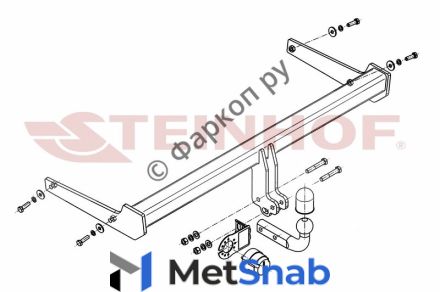 Фаркоп Steinhof для VW Passat (4D/Kombi) 2010-2014