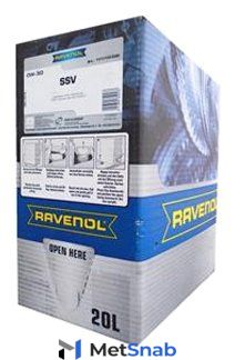 Моторное масло Ravenol SSV SAE 0W-30 20 л