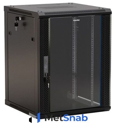 Шкаф настенный 19, 6U Hyperline TWB-0645-GP-RAL9004