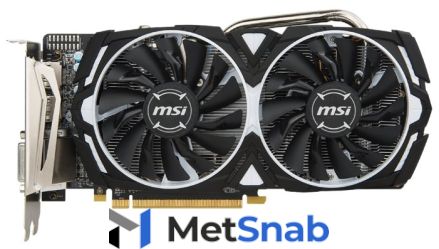 Видеокарта MSI Radeon RX 570 1244Mhz PCI-E 3.0 4096Mb 7000Mhz 256 bit DVI HDMI HDCP Armor