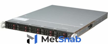 Серверная платформа 1U Supermicro SYS-1018R-WC0R (1x2011v3, C612, 8xDDR4, 8x2.5"SAS+2x2.5SATA HS,2x PCI-E 3.0 x16 FH +1x8 HH Expansion slot, 2GE, 2x75