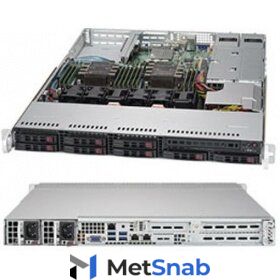 Серверная платформа Supermicro SuperServer 1U 1029P-WTR noCPU(2)Scalable/TDP 70-165W/ memory(12)/ SATARAID 0/1/5/10/ HDD(8)SFF/ 2xGE/ 2xFH, 1xLP, M2/ 2x750W