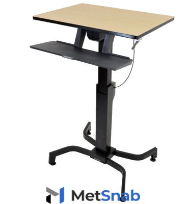 Ergotron 24-220-055 WorkFit-PD, Sit-Stand Desk ,регулируемый по высоте стол