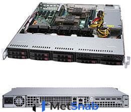 Серверная платформа Supermicro SuperServer 1U 1029P-MT noCPU (2) Scalable / TDP 70-140W / no DIMM (8) / Sataraid HDD (8) SFF / 2xGbE / 1xFH, M2 / 1x600W