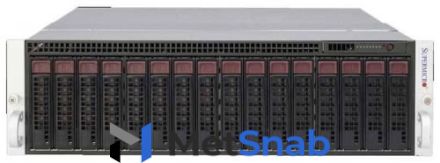 Серверная платформа 3U Supermicro SYS-5038ML-H8TRF (8xNode: 1x1150, C226, 4xUDDR3 1.6 ECC, 2x3.5"HS, 2SATA 6G, PCIE3 (x8)LP, 2GE, Case:2x1620W80+94%)