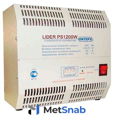 Стабилизатор напряжения Lider PS1200W-30-К