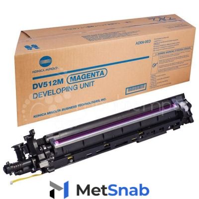 Девелопер пурпурный DV-512M Konica Minolta bizhub C224/C284/C364/C454/C554 (A2XN0ED), оригинальный