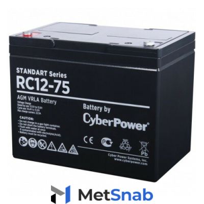 Аккумуляторная батарея CyberPower Standart series RC 12-75