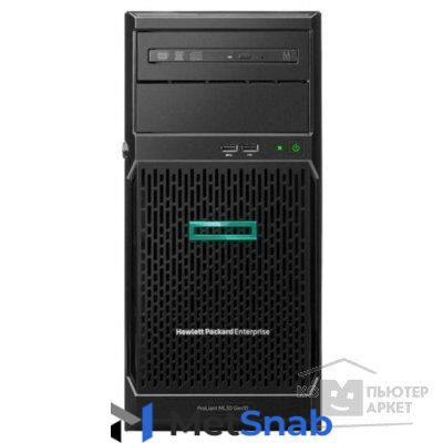Hp Сервер E ProLiant ML30 Gen10 1xE-2224 1x16Gb S100i 1G 2P 1x350W 4 LFF P16929-421