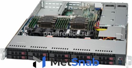 Корпус SuperMicro CSE-116AC2-R706WB2 2 x 750 Вт черный (CSE-116AC2-R706WB2)