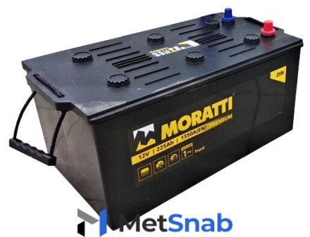 Аккумулятор для грузовиков Moratti 725 011 135