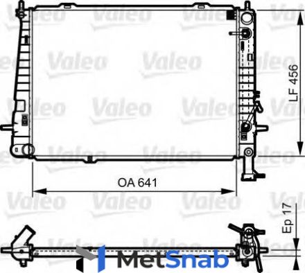 Радиатор Valeo 735563