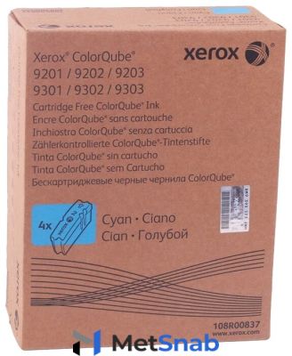 Xerox 108R00837 Чернила голубой 4x9,25K CQ 9201 9202 9203