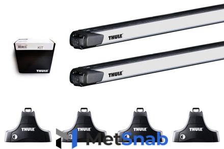 Багажник Thule SlideBar 893 с упорами Rapid System 754 и крепежным комплектом